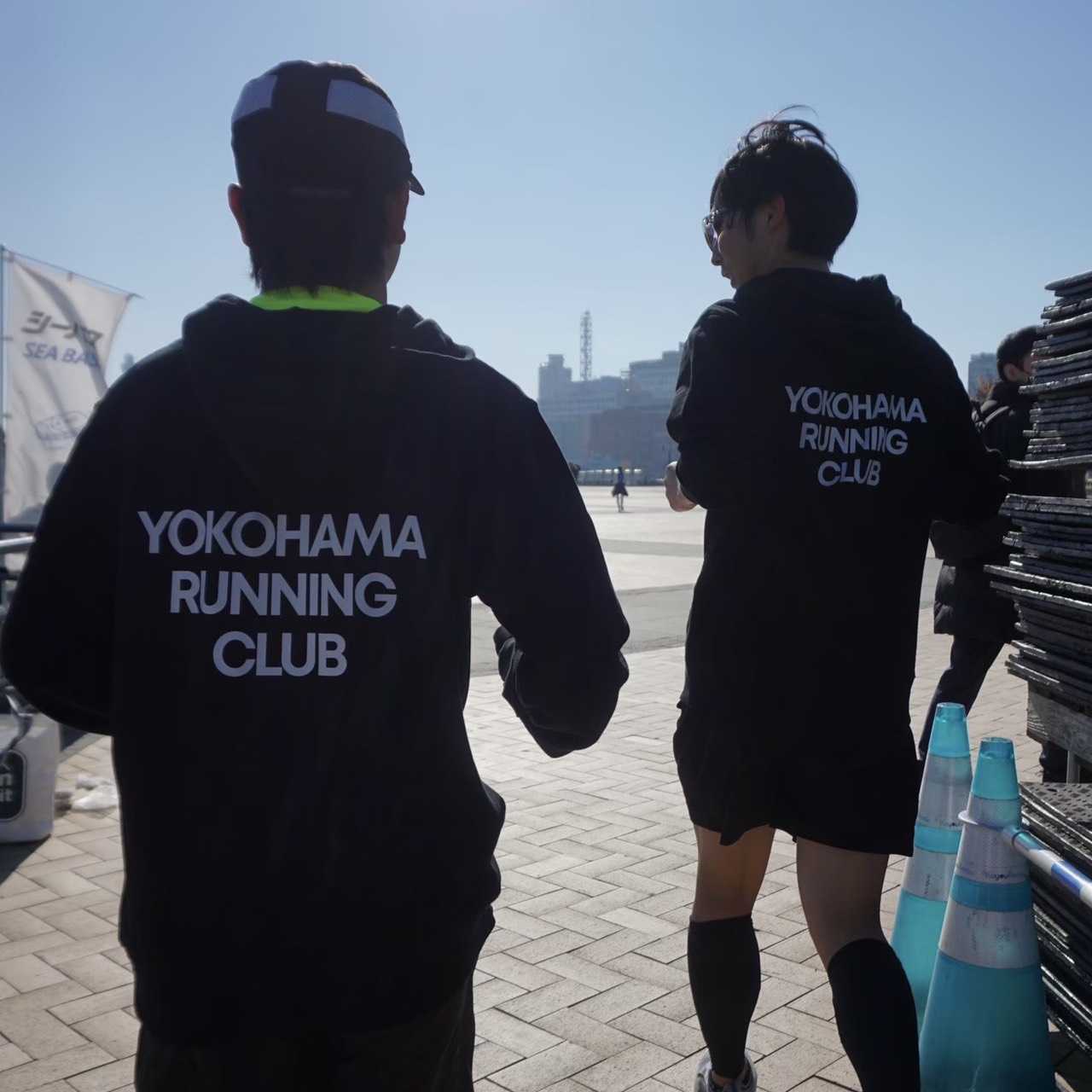 浜ランの月1回のランニング活動 横浜みなとみらいコース ランナーたち