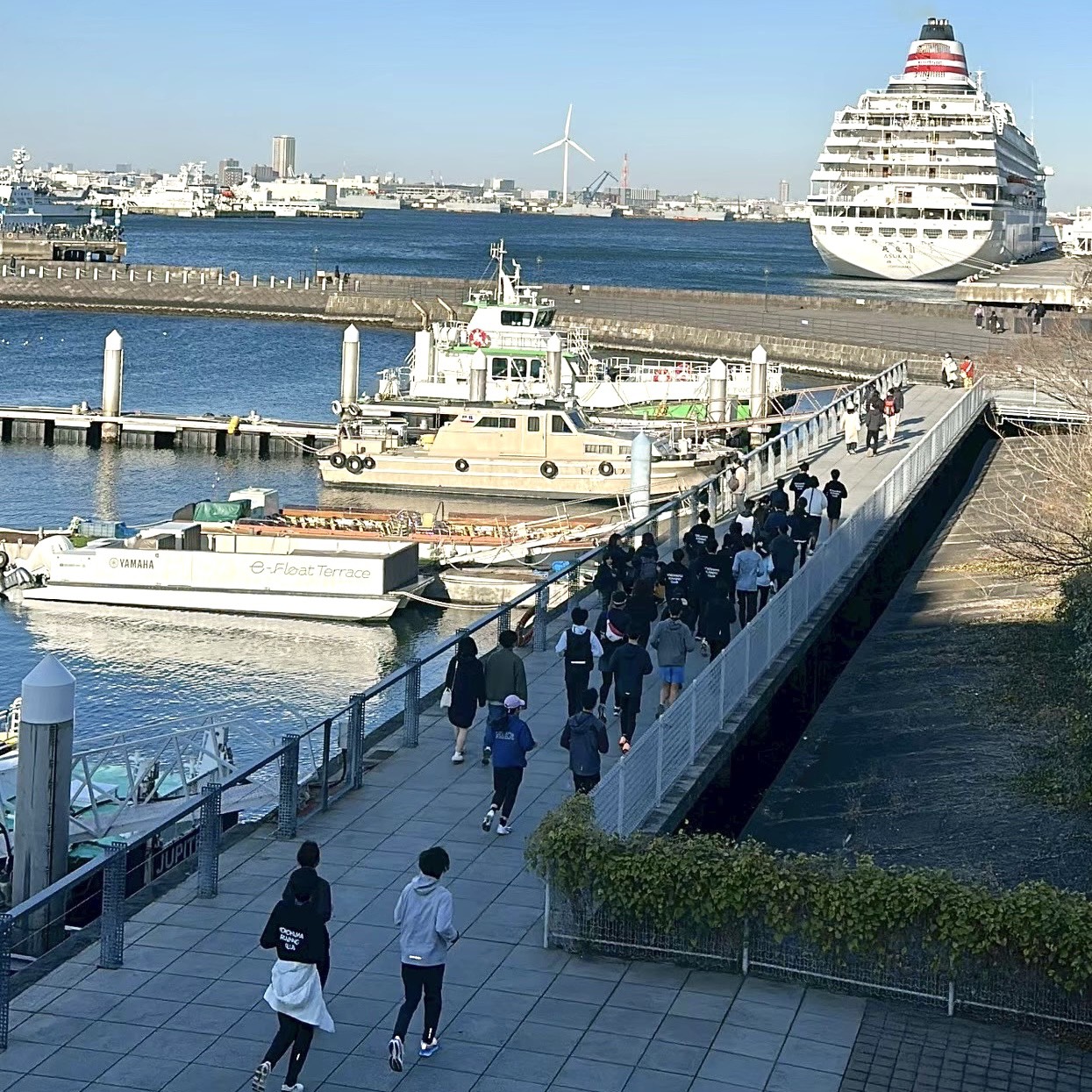 浜ランのランニング活動写真 横浜みなとみらい 2